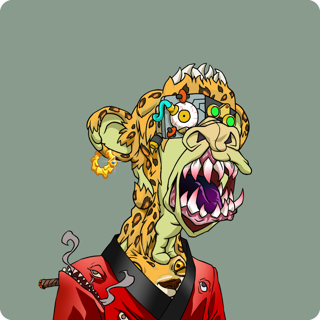 Yuga Labs - Mutant Ape Yacht Club - NFT # 907