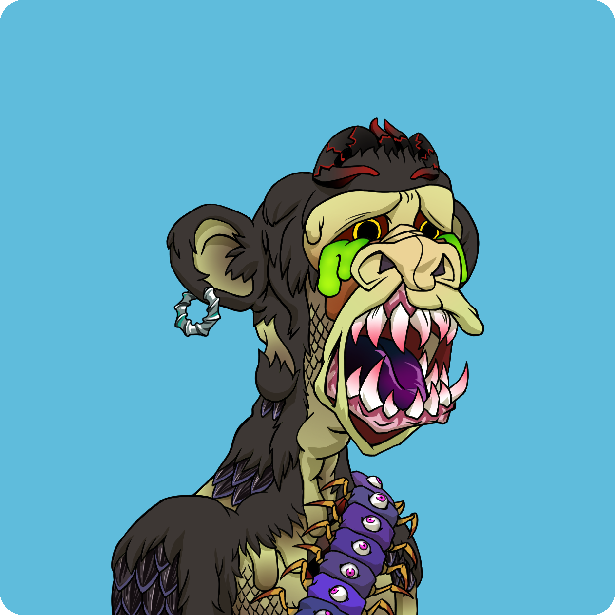 Yuga Labs - Mutant Ape Yacht Club - NFT # 483