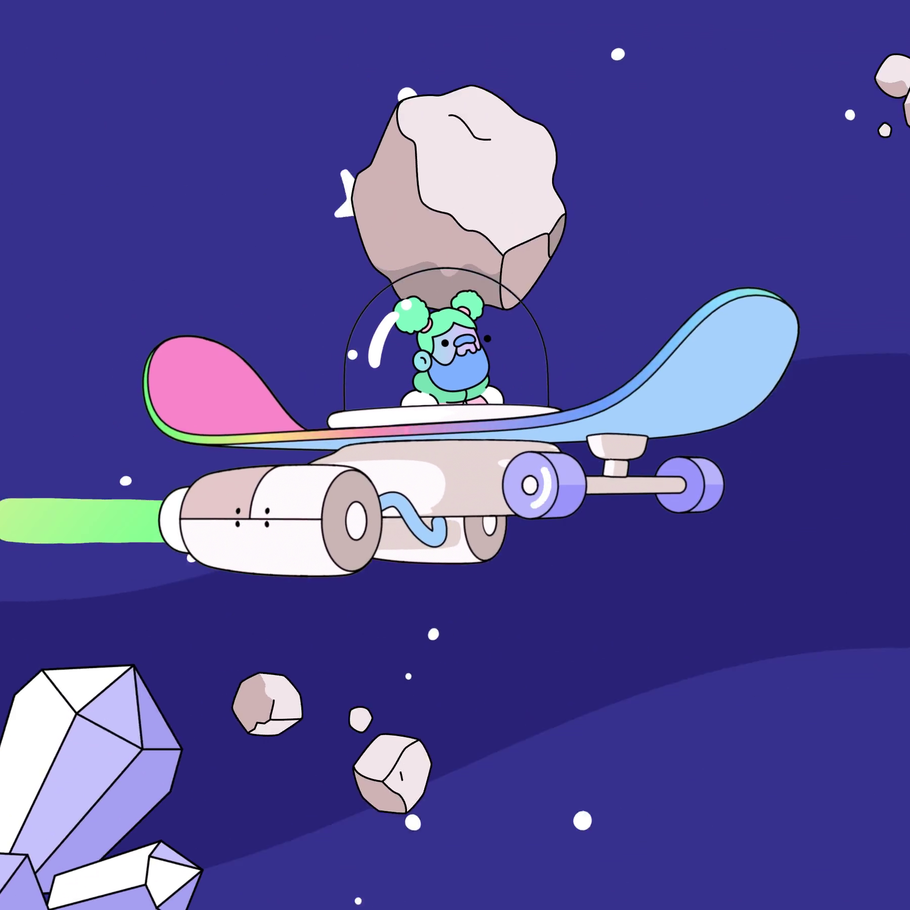 The Doodles Founders - Space Doodles - Space Doodle #175 - NFT # 175