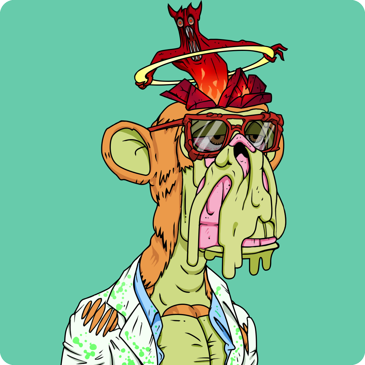 Yuga Labs - Mutant Ape Yacht Club - NFT # 3845