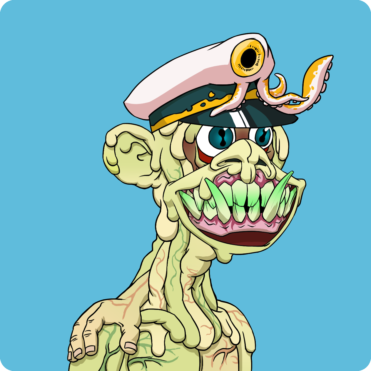 Yuga Labs - Mutant Ape Yacht Club - NFT # 3153