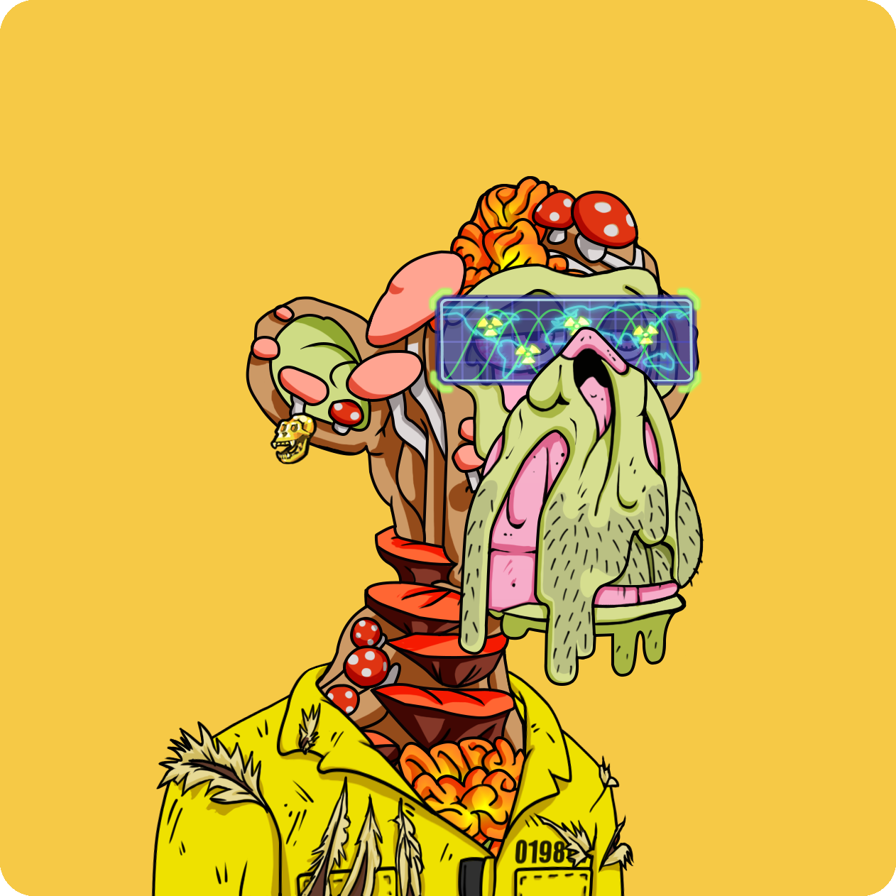 Yuga Labs - Mutant Ape Yacht Club - NFT # 9895