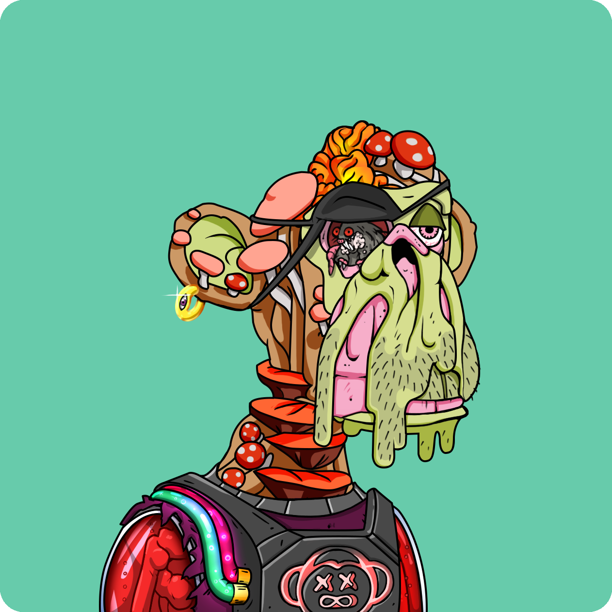 Yuga Labs - Mutant Ape Yacht Club - NFT # 3913