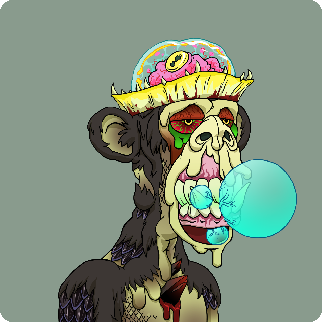 Yuga Labs - Mutant Ape Yacht Club - NFT # 690