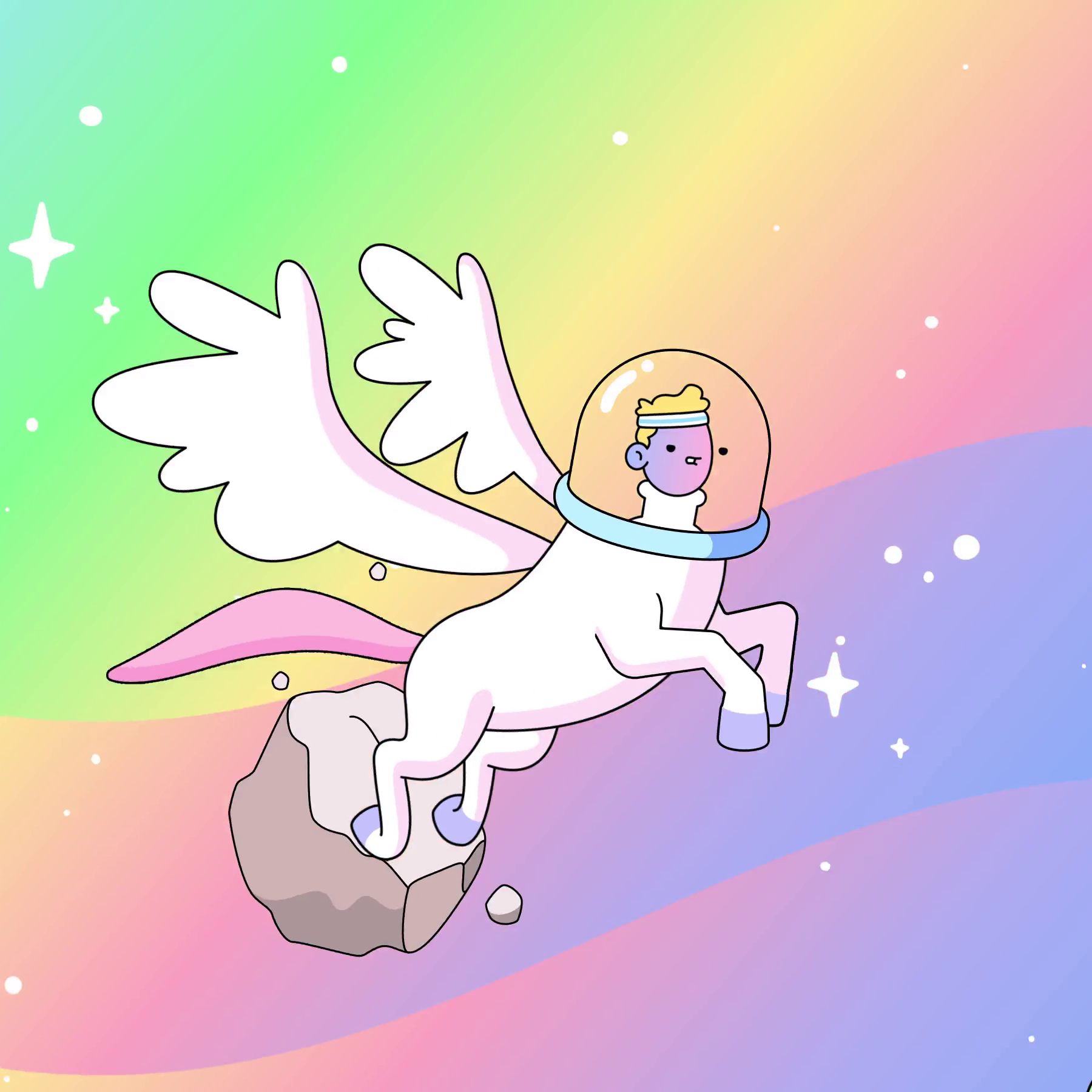 The Doodles Founders - Space Doodles - Space Doodle #9896 - NFT # 9896