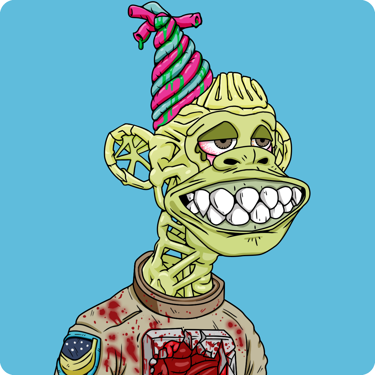 Yuga Labs - Mutant Ape Yacht Club - NFT # 9034