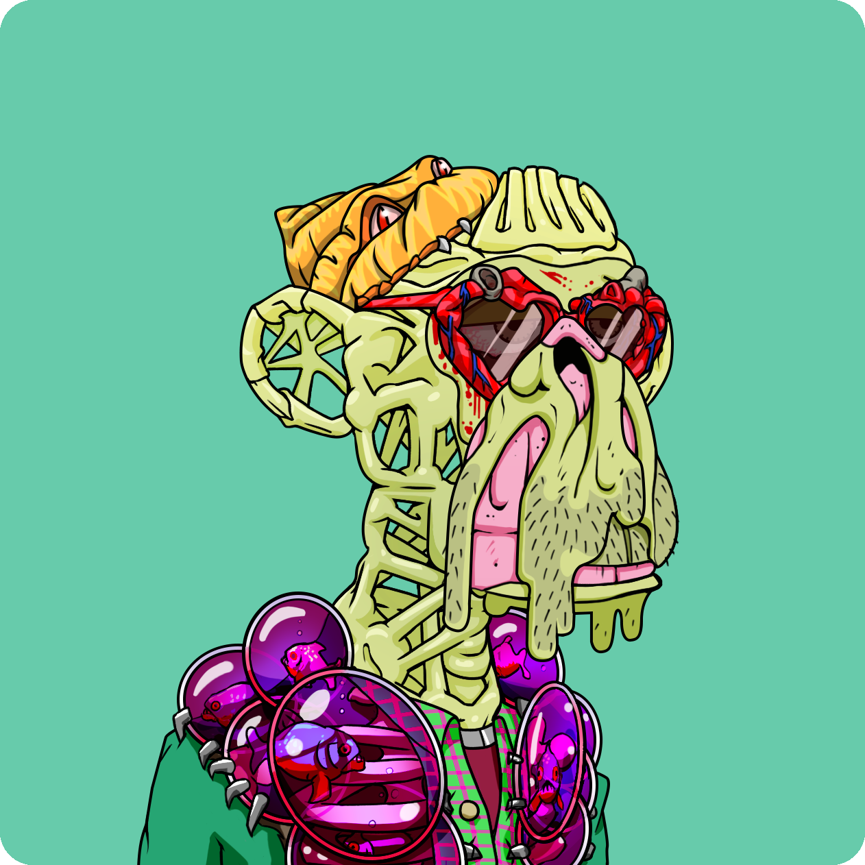 Yuga Labs - Mutant Ape Yacht Club - NFT # 3638