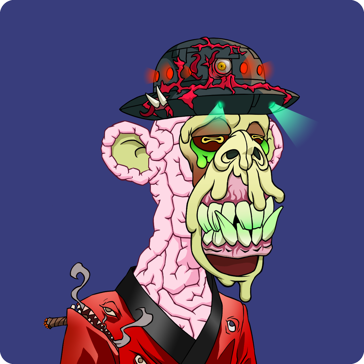 Yuga Labs - Mutant Ape Yacht Club - NFT # 2676