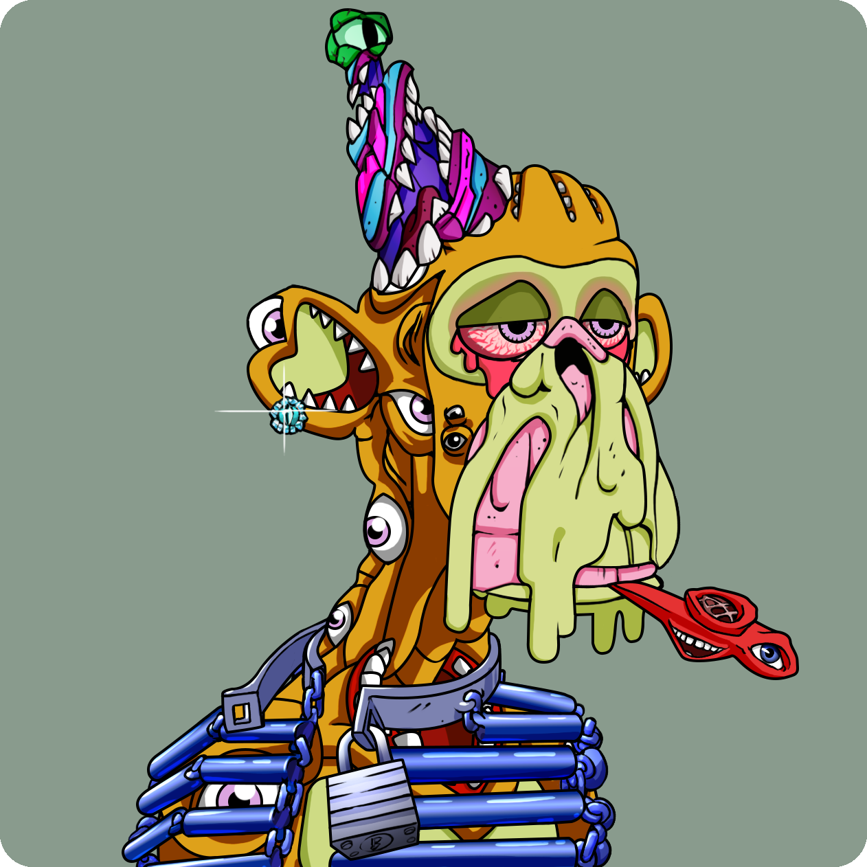 Yuga Labs - Mutant Ape Yacht Club - NFT # 3087