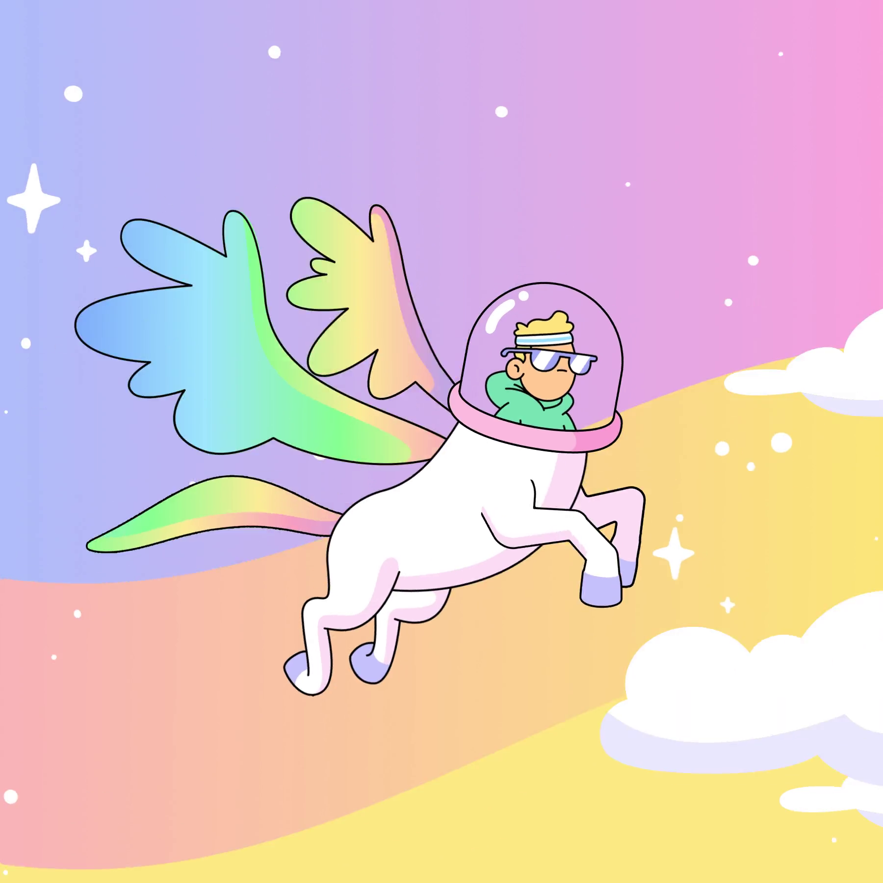 The Doodles Founders - Space Doodles - Space Doodle #9920 - NFT # 9920