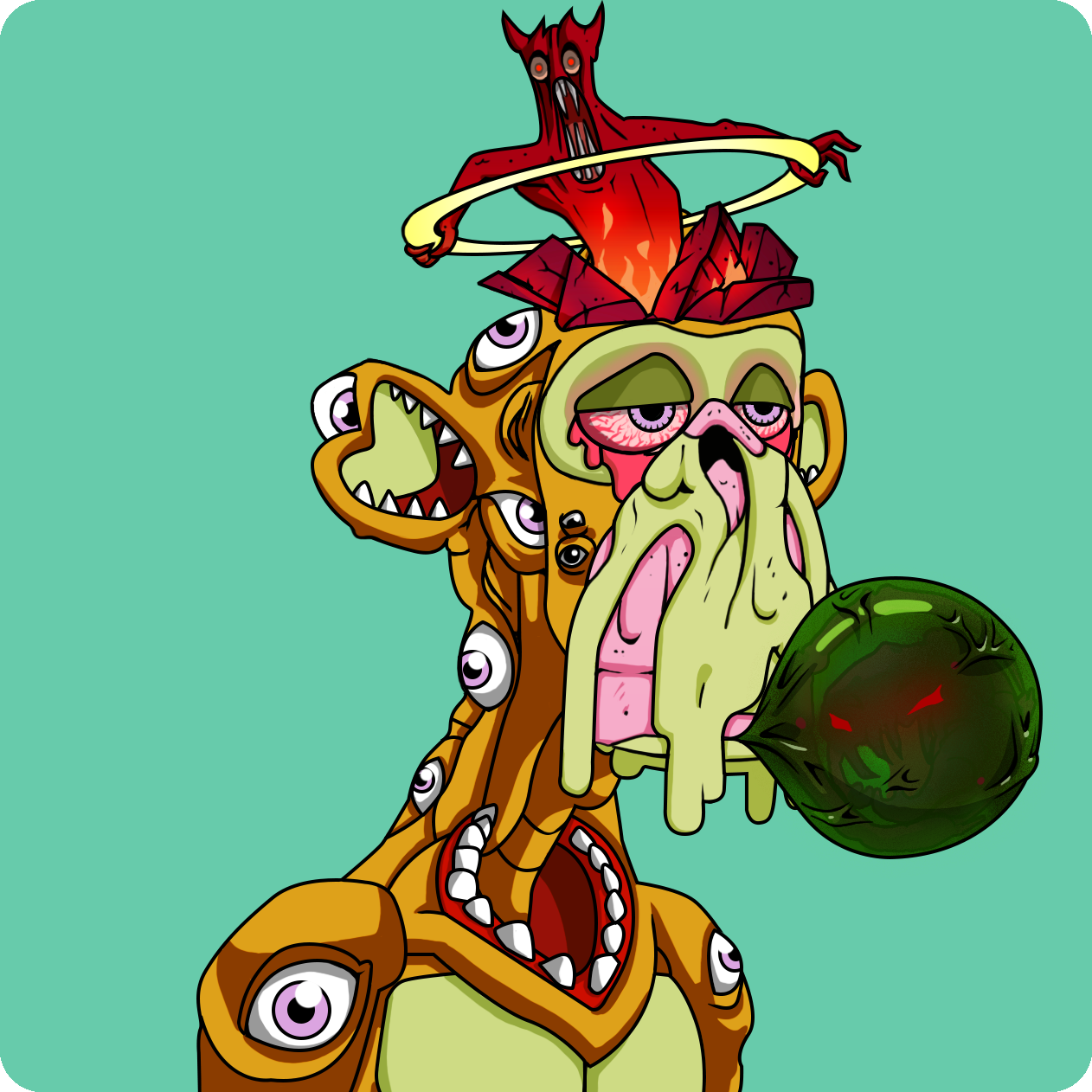 Yuga Labs - Mutant Ape Yacht Club - NFT # 12072