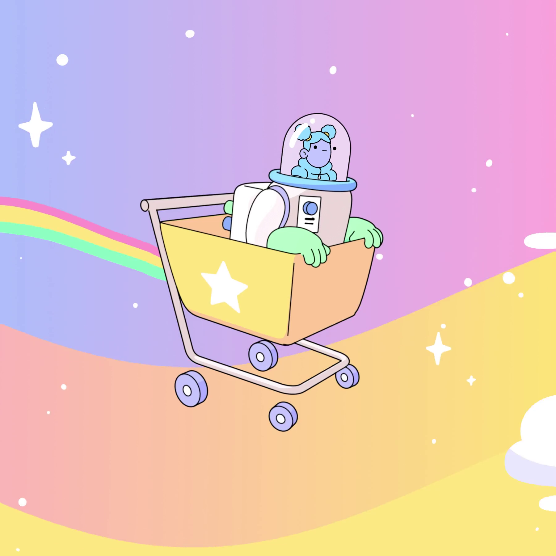 The Doodles Founders - Space Doodles - Space Doodle #123 - NFT # 123