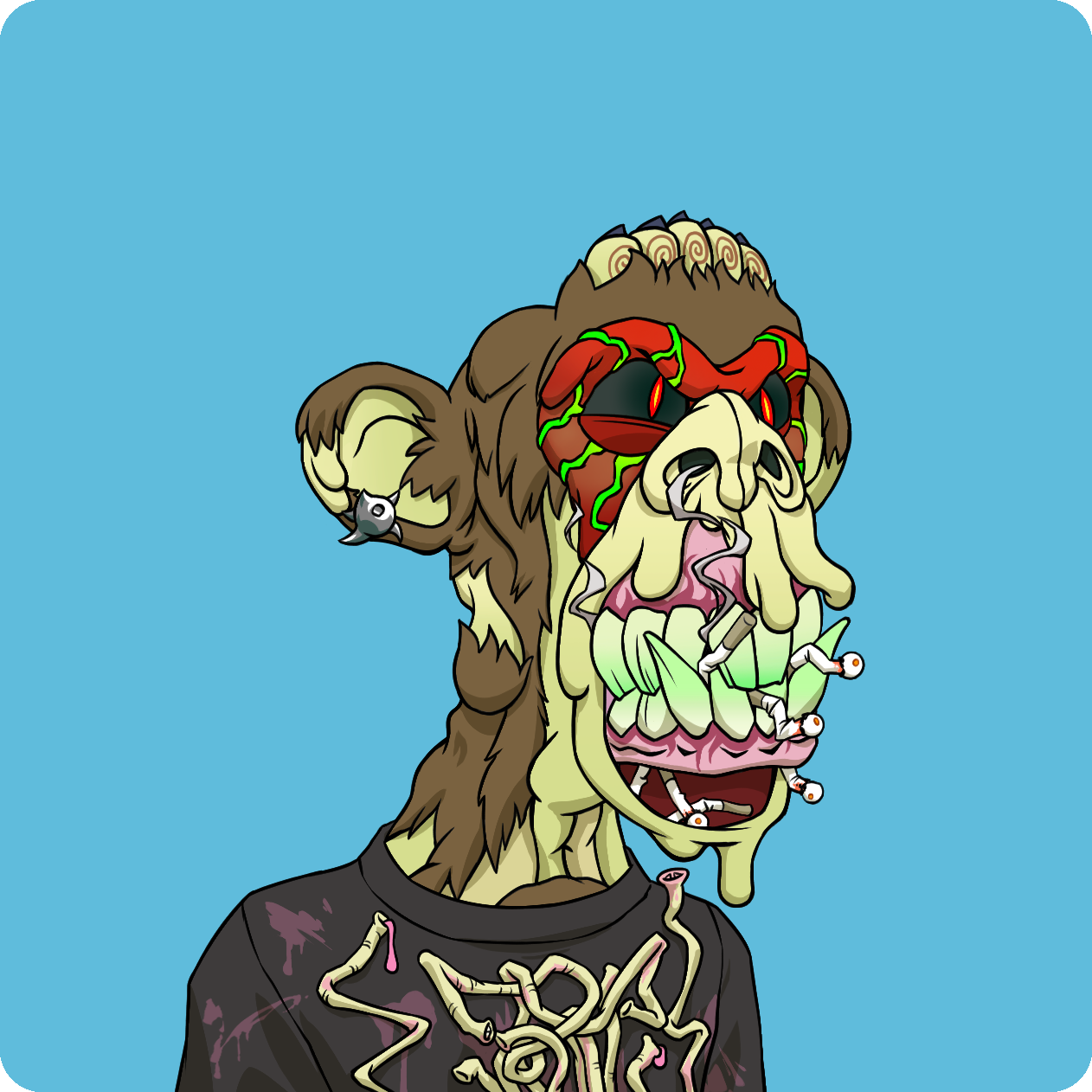 Yuga Labs - Mutant Ape Yacht Club - NFT # 3832