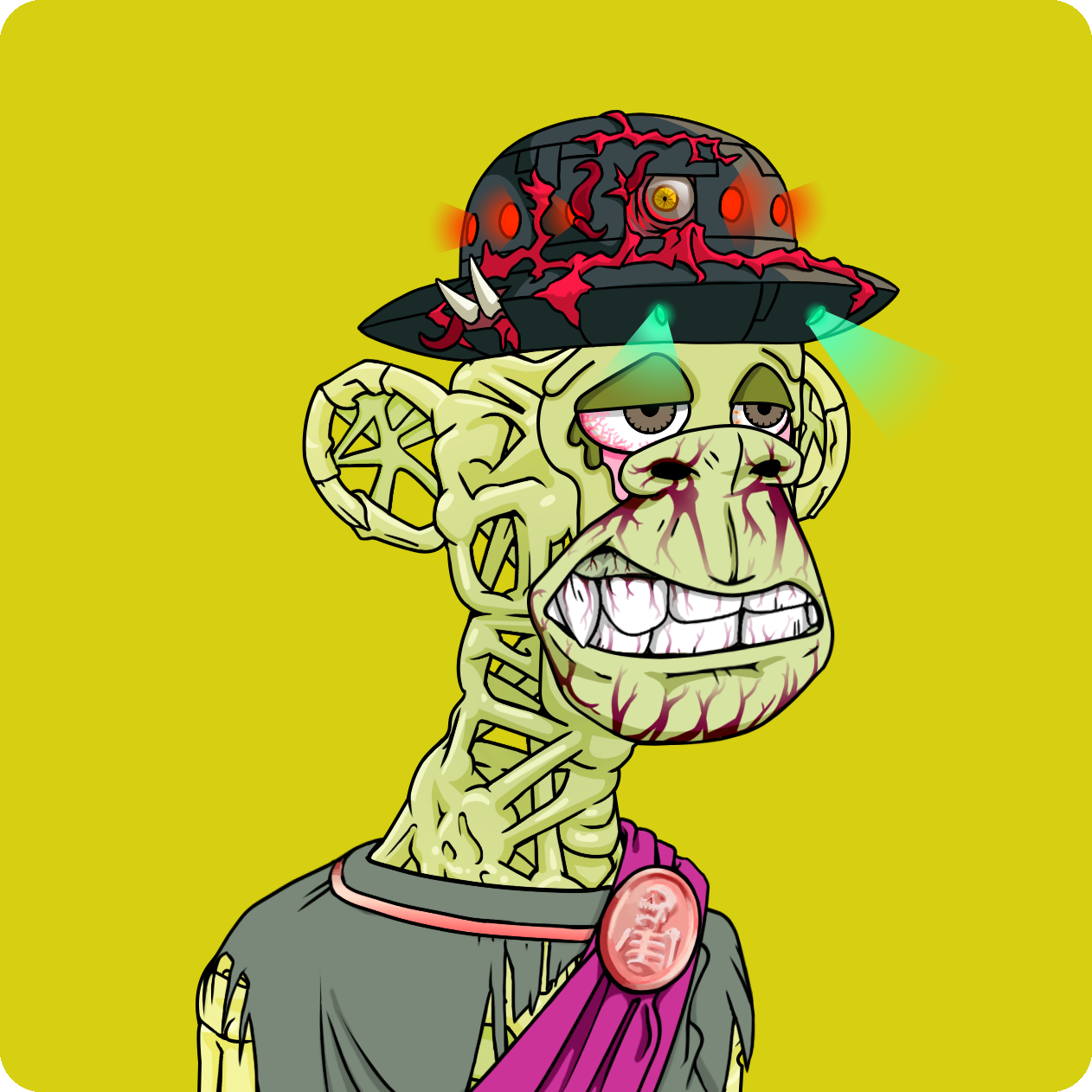 Yuga Labs - Mutant Ape Yacht Club - NFT # 12816