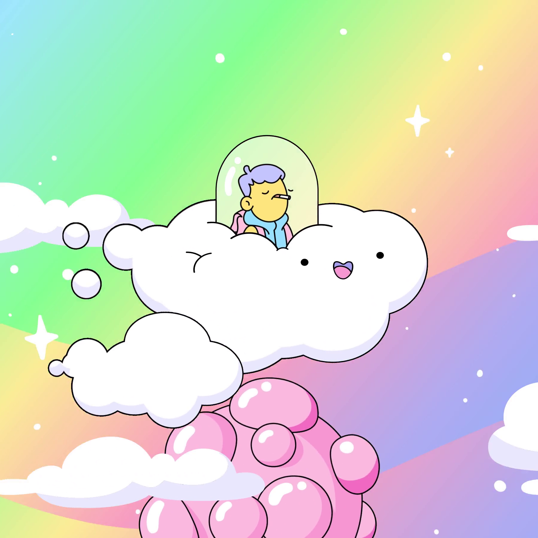 The Doodles Founders - Space Doodles - Space Doodle #45 - NFT # 45