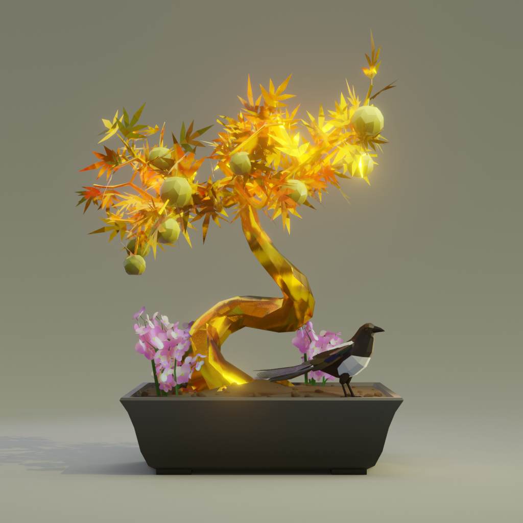 ZENFT Garden Society - Bonsai - Bonsai #8325 - NFT # 8325