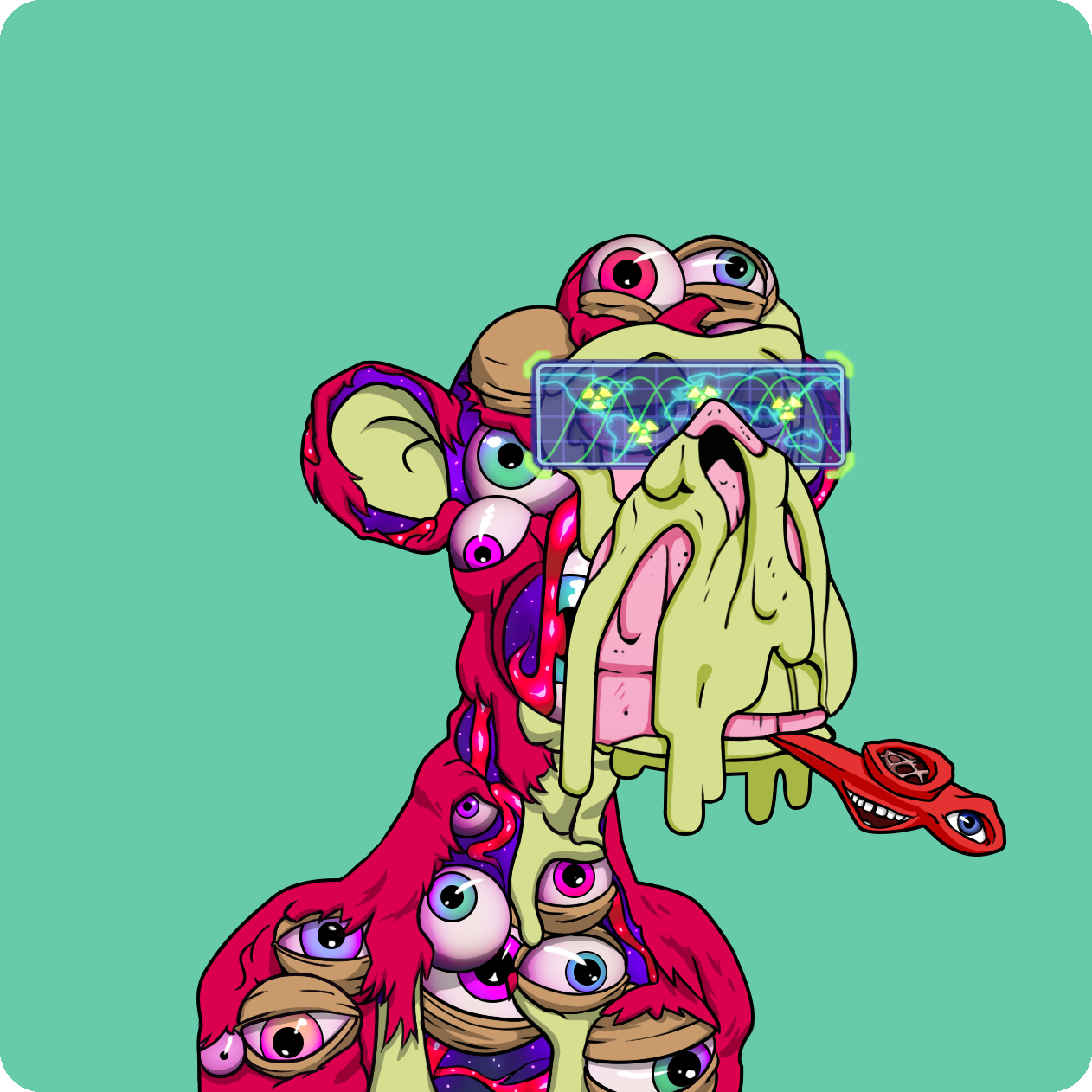 Yuga Labs - Mutant Ape Yacht Club - NFT # 3044