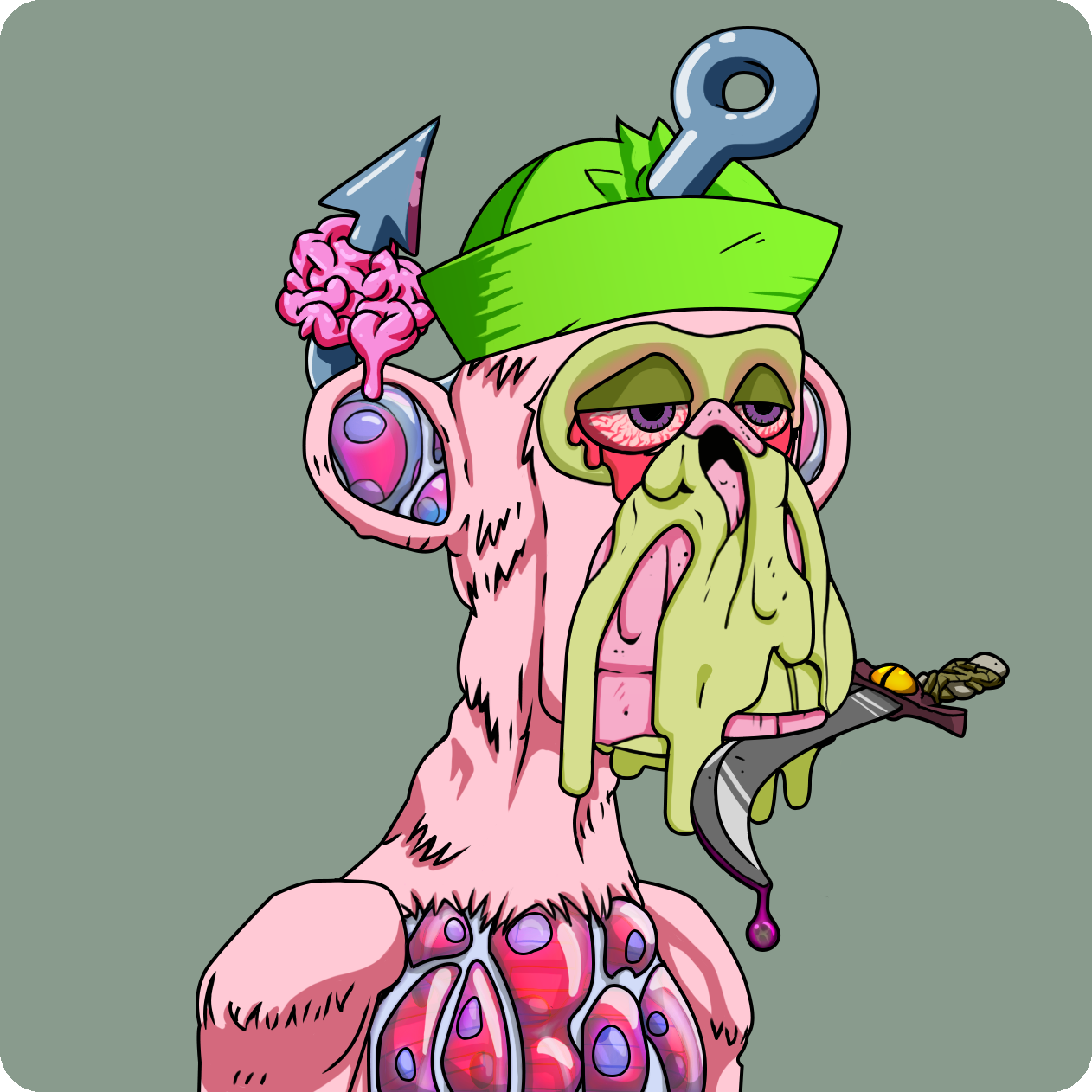 Yuga Labs - Mutant Ape Yacht Club - NFT # 115