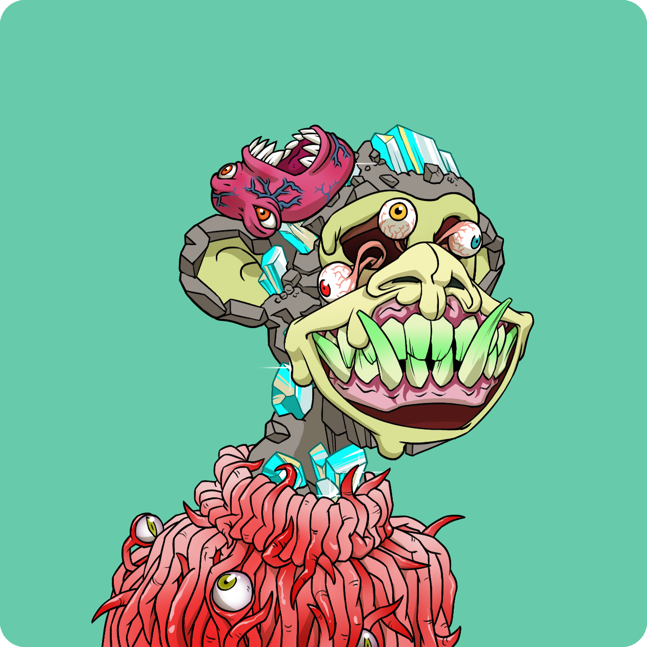 Yuga Labs - Mutant Ape Yacht Club - NFT # 8852