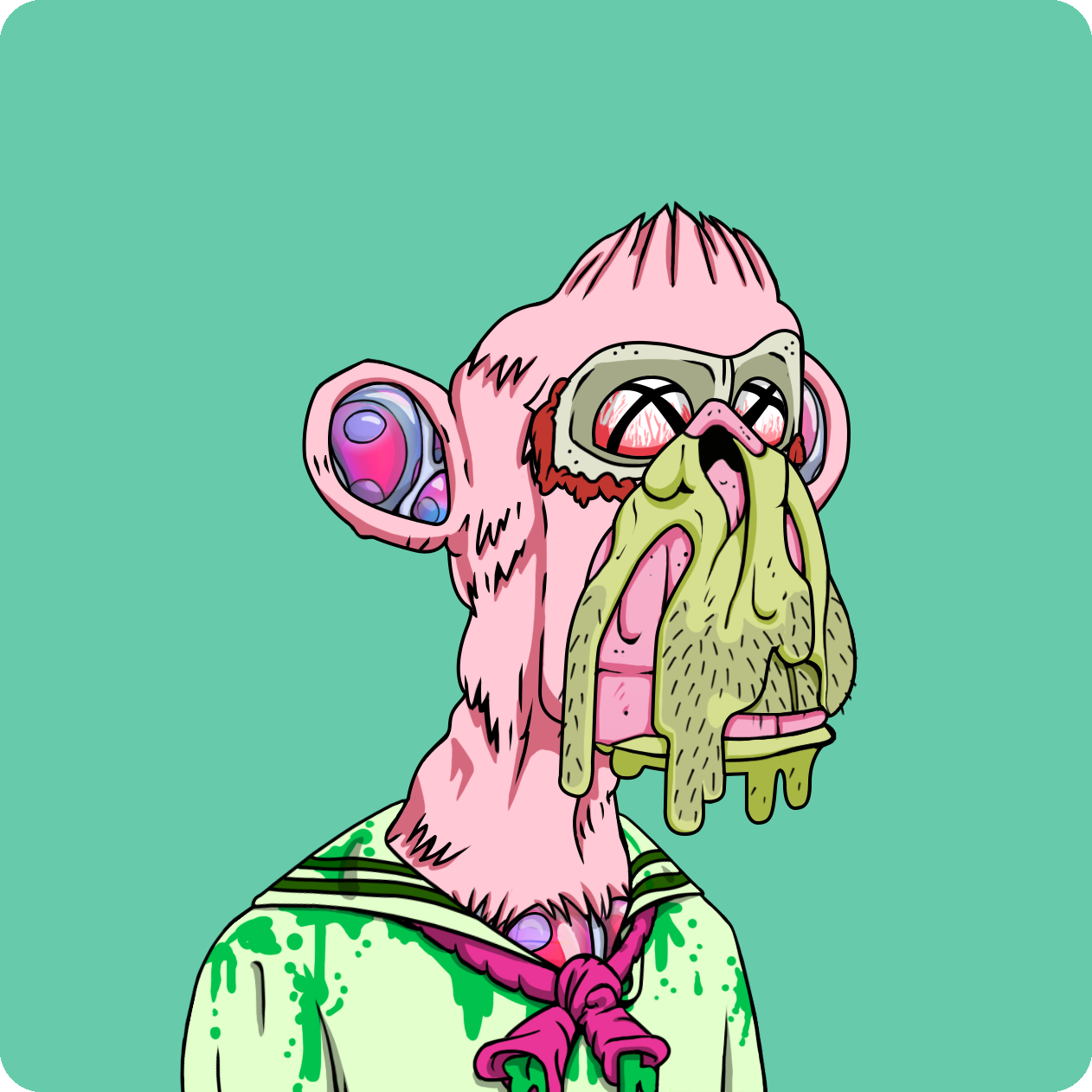 Yuga Labs - Mutant Ape Yacht Club - NFT # 5376