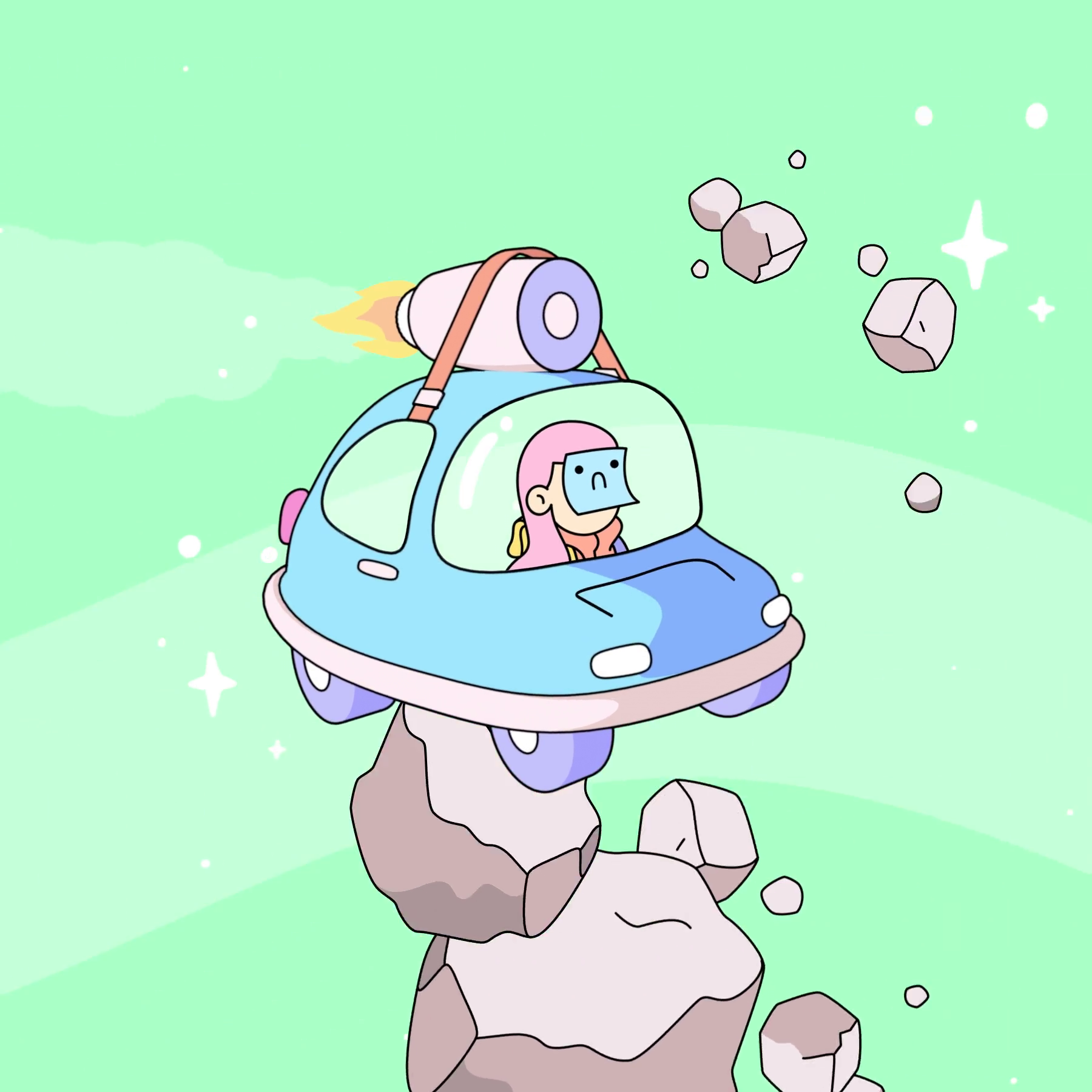 The Doodles Founders - Space Doodles - Space Doodle #319 - NFT # 319