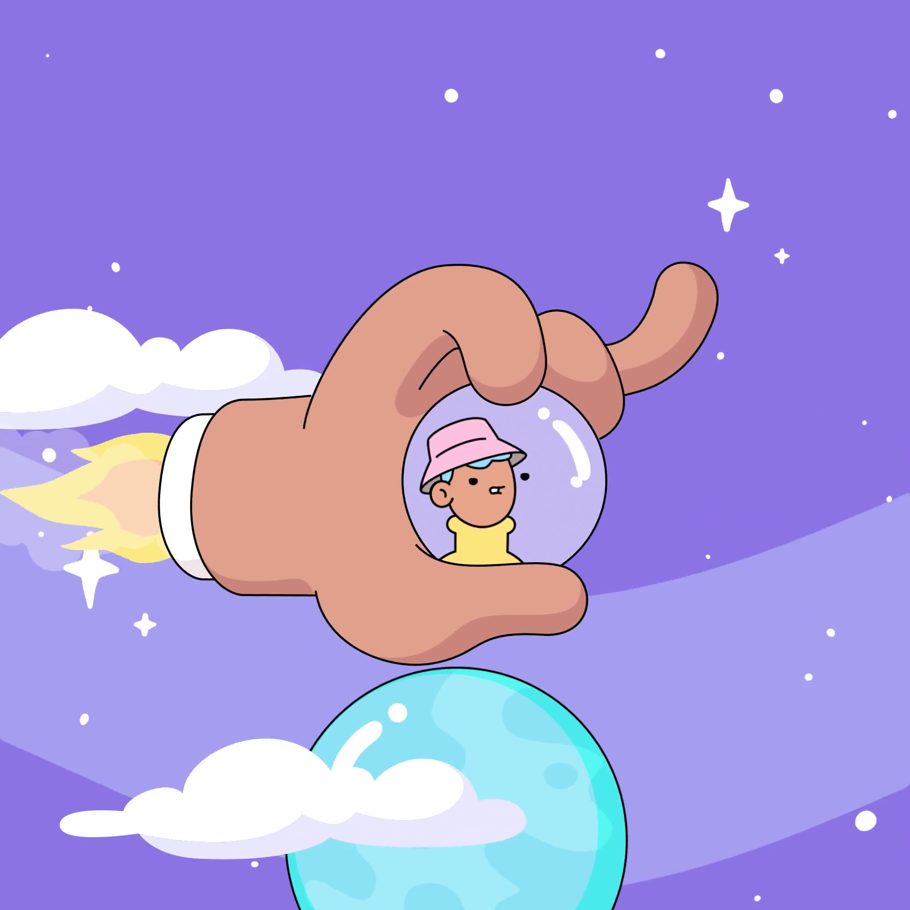 The Doodles Founders - Space Doodles - Space Doodle #183 - NFT # 183