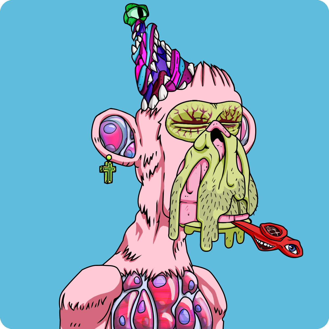 Yuga Labs - Mutant Ape Yacht Club - NFT # 1882