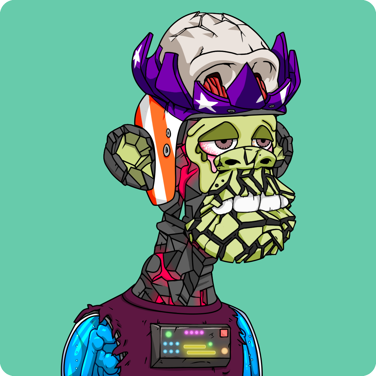 Yuga Labs - Mutant Ape Yacht Club - NFT # 19896