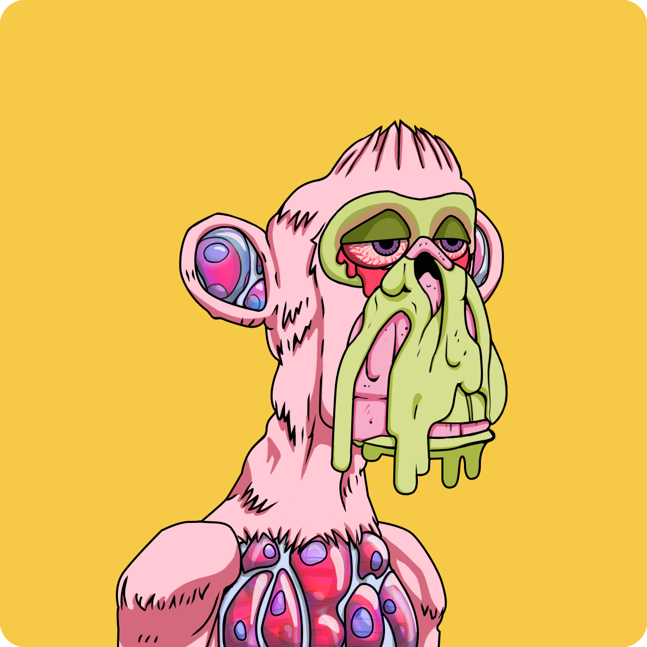 Yuga Labs - Mutant Ape Yacht Club - NFT # 8490