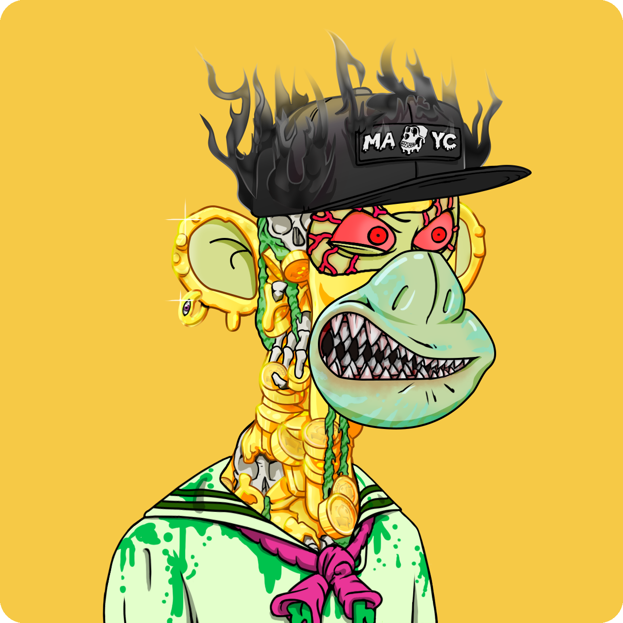 Yuga Labs - Mutant Ape Yacht Club - NFT # 5253