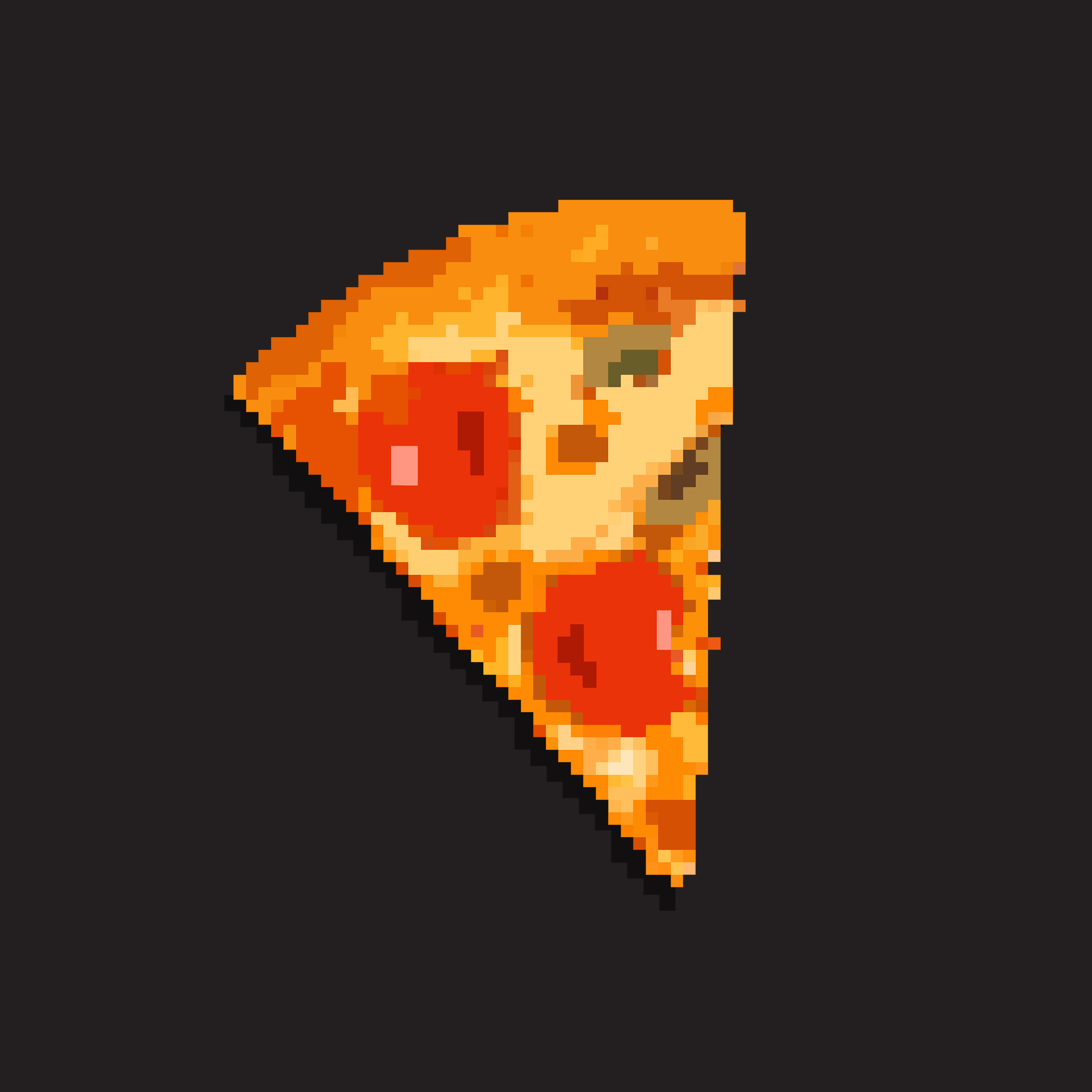 Pizza Hut Canada - Rarible Marketplace v1 - 1 Byte Favourites // Canadian (Black) // Edition 1 of 1  - NFT # 572211