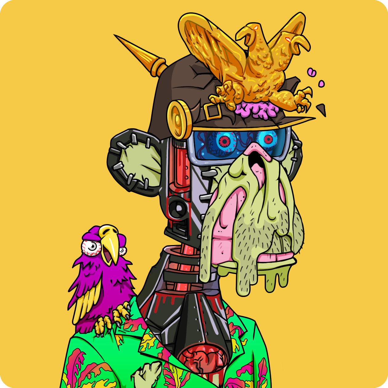 Yuga Labs - Mutant Ape Yacht Club - NFT # 5736