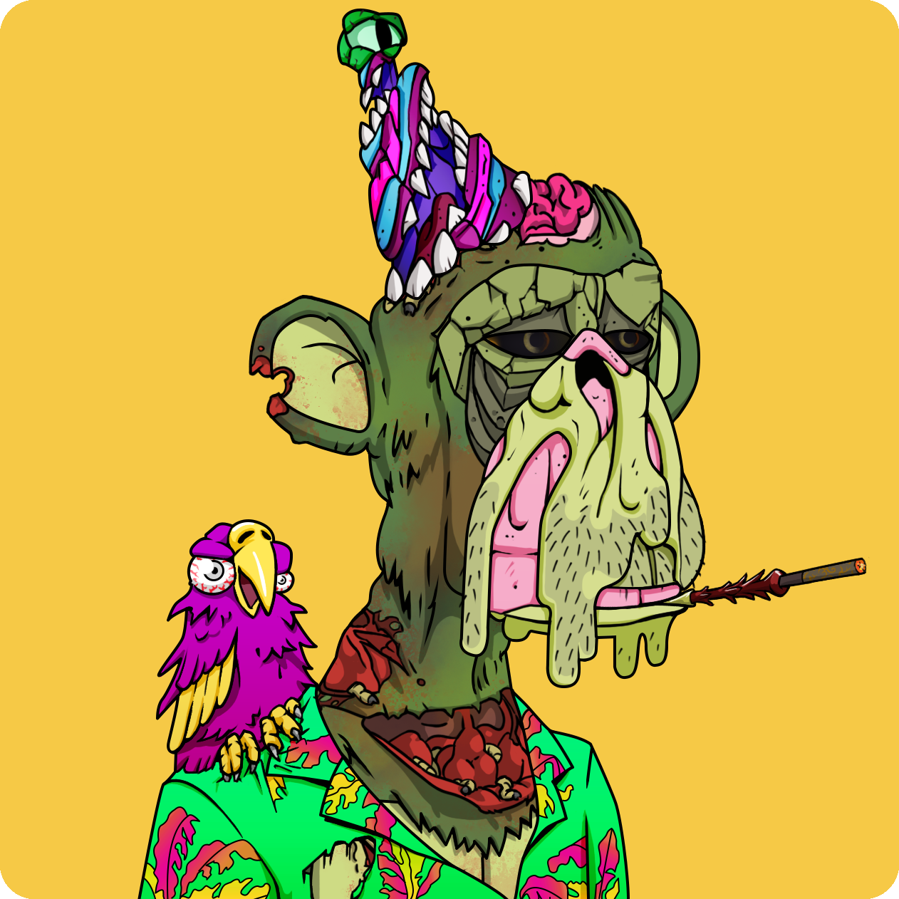 Yuga Labs - Mutant Ape Yacht Club - NFT # 3882