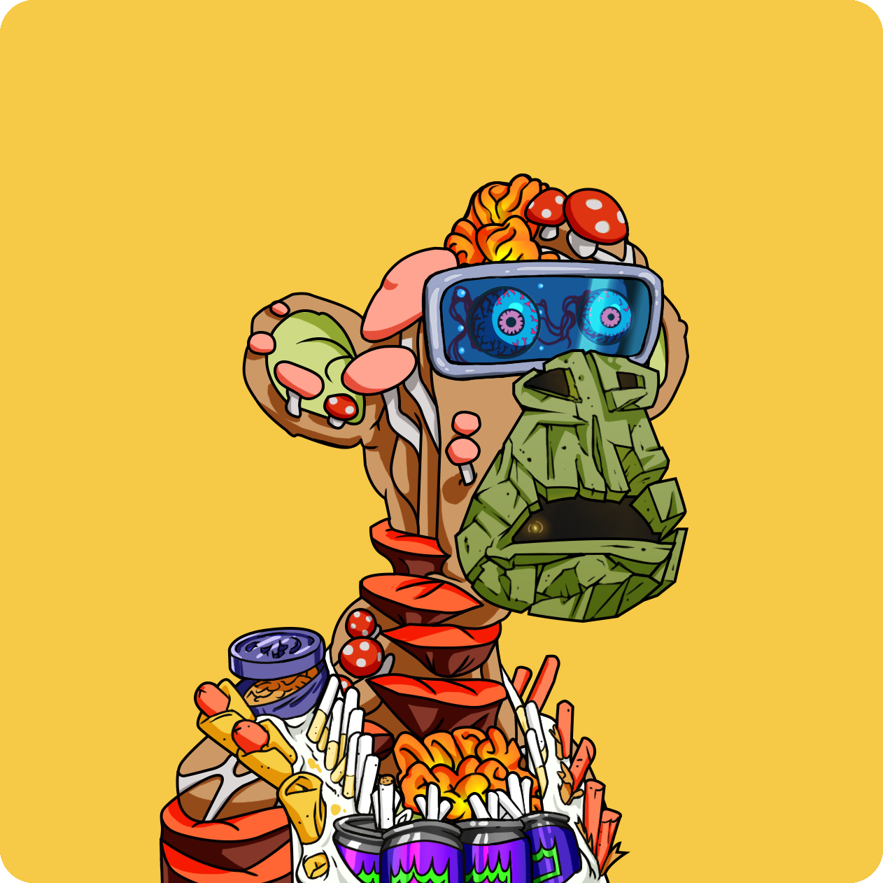 Yuga Labs - Mutant Ape Yacht Club - NFT # 7663