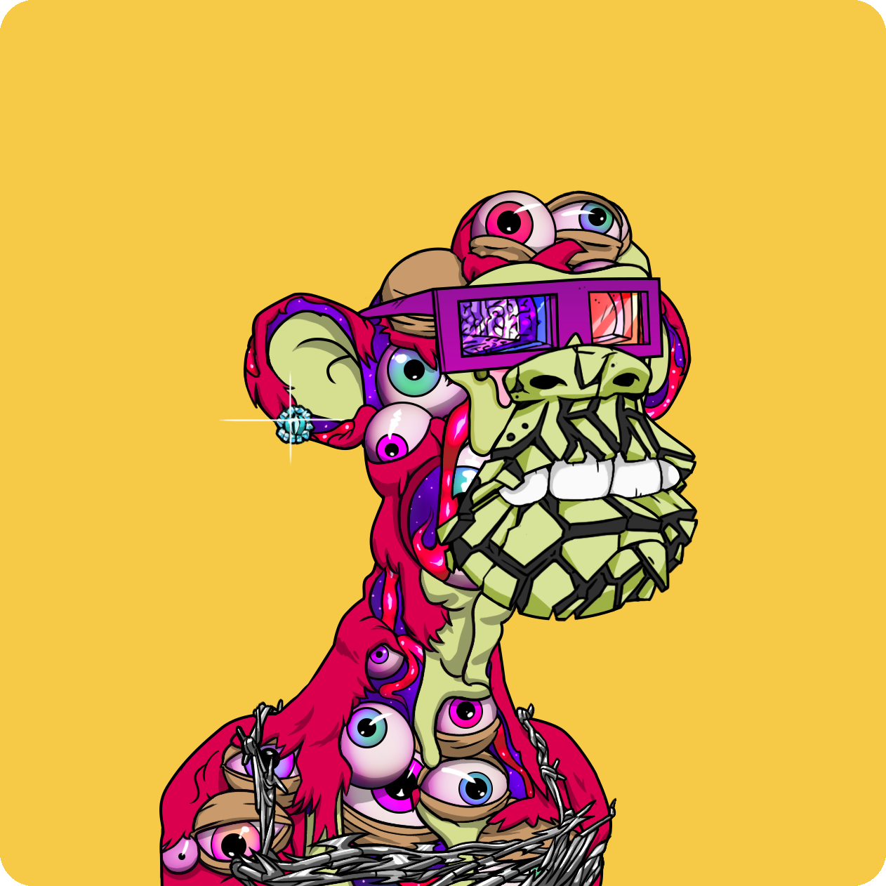 Yuga Labs - Mutant Ape Yacht Club - NFT # 2861