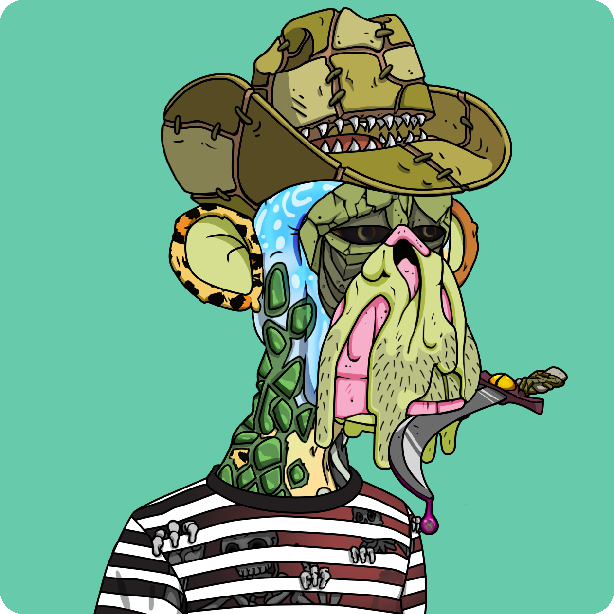 Yuga Labs - Mutant Ape Yacht Club - NFT # 3466