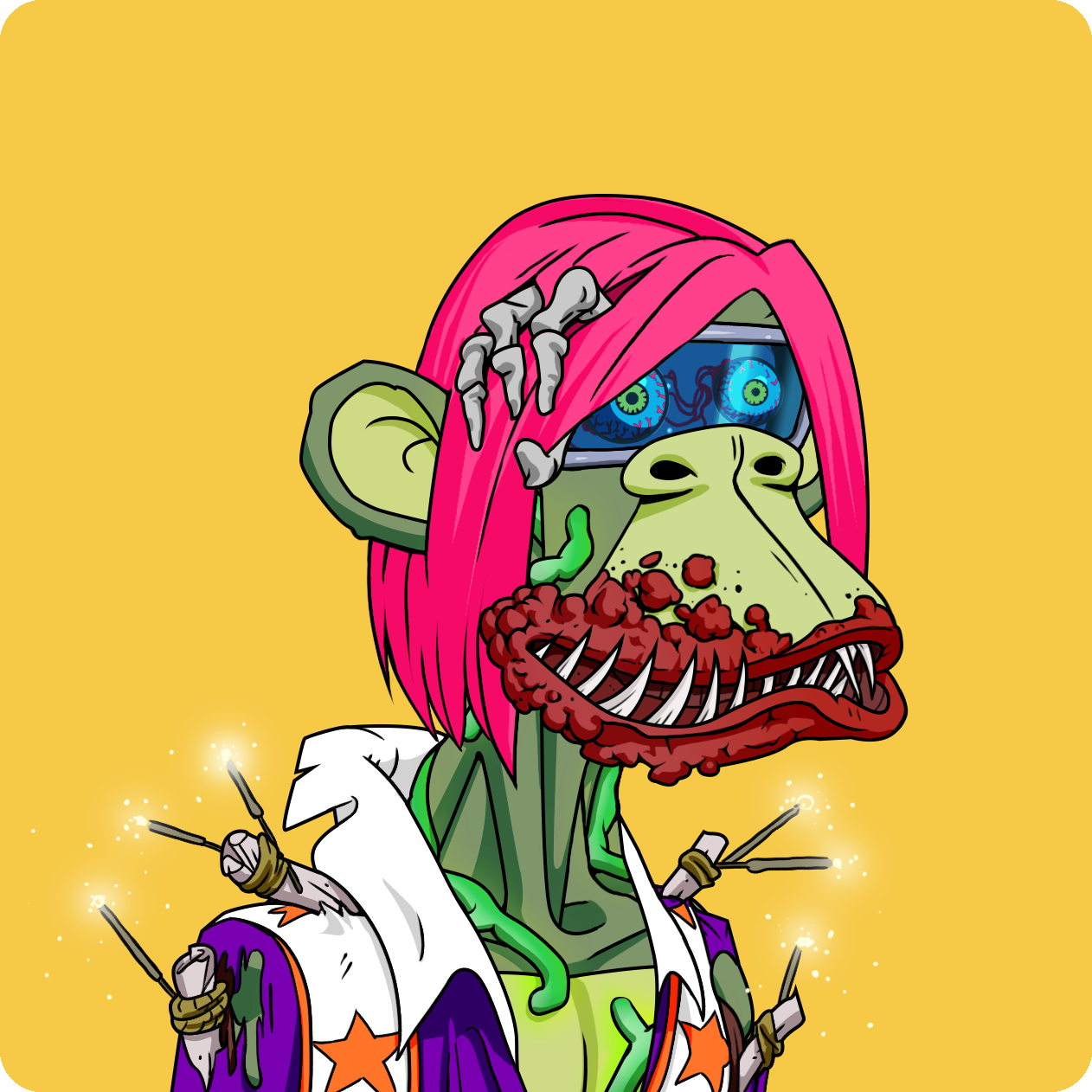 Yuga Labs - Mutant Ape Yacht Club - NFT # 17504