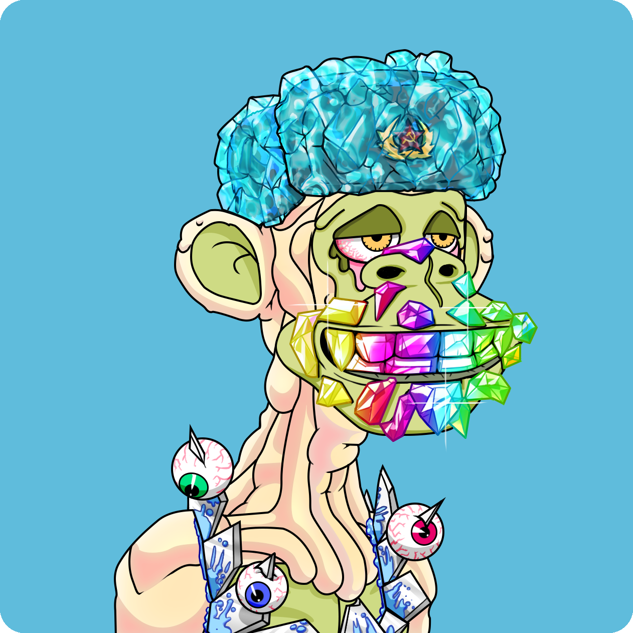 Yuga Labs - Mutant Ape Yacht Club - NFT # 1102