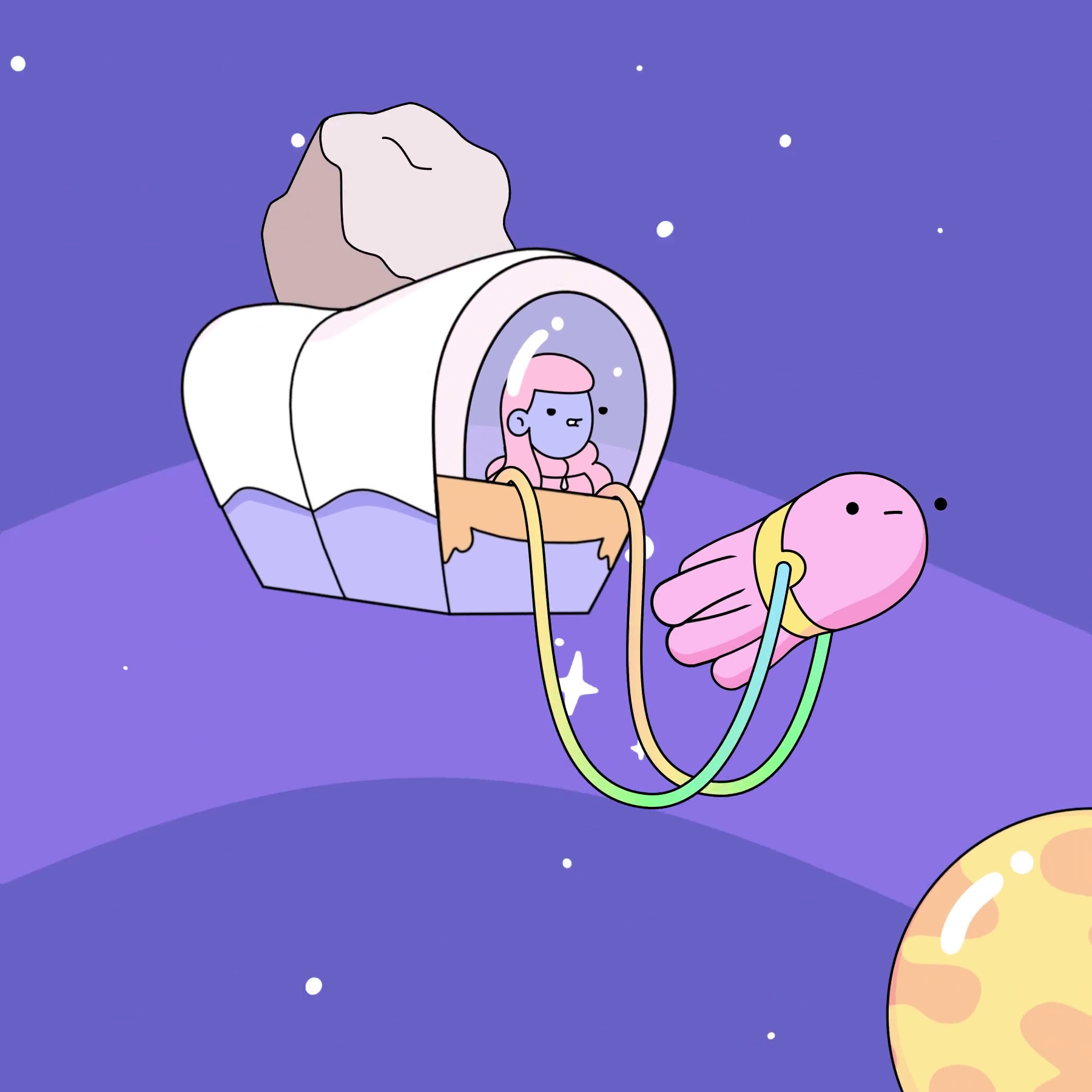 The Doodles Founders - Space Doodles - Space Doodle #464 - NFT # 464