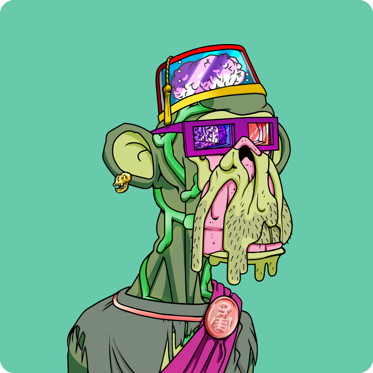 Yuga Labs - Mutant Ape Yacht Club - NFT # 16100