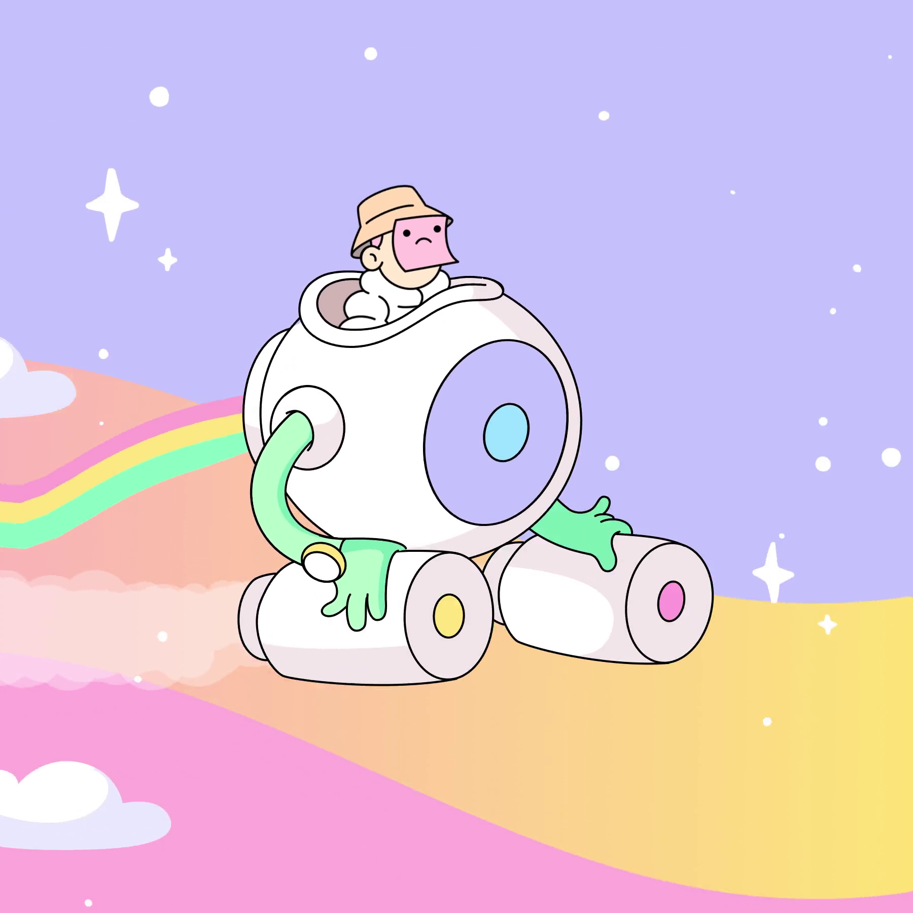 The Doodles Founders - Space Doodles - Space Doodle #9889 - NFT # 9889