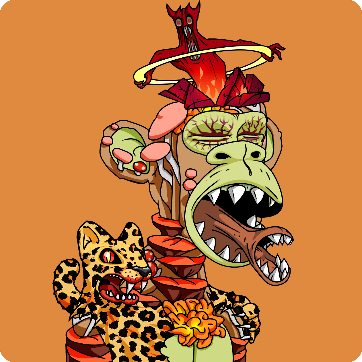 Yuga Labs - Mutant Ape Yacht Club - NFT # 8412