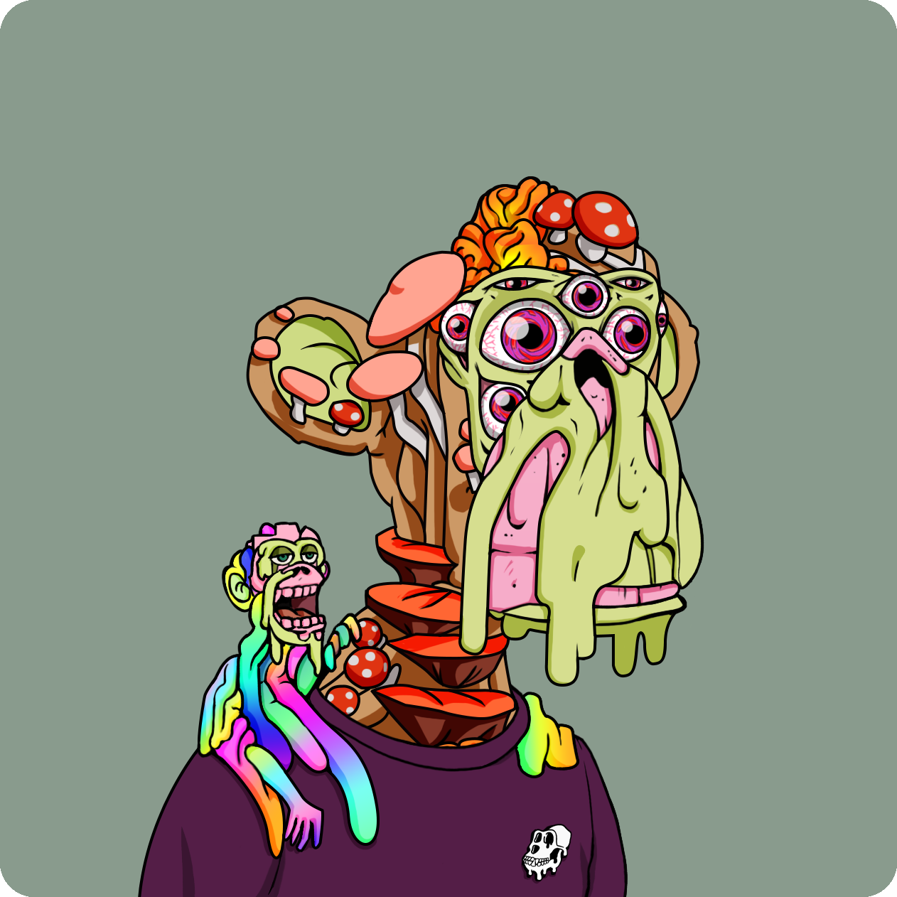 Yuga Labs - Mutant Ape Yacht Club - NFT # 1645