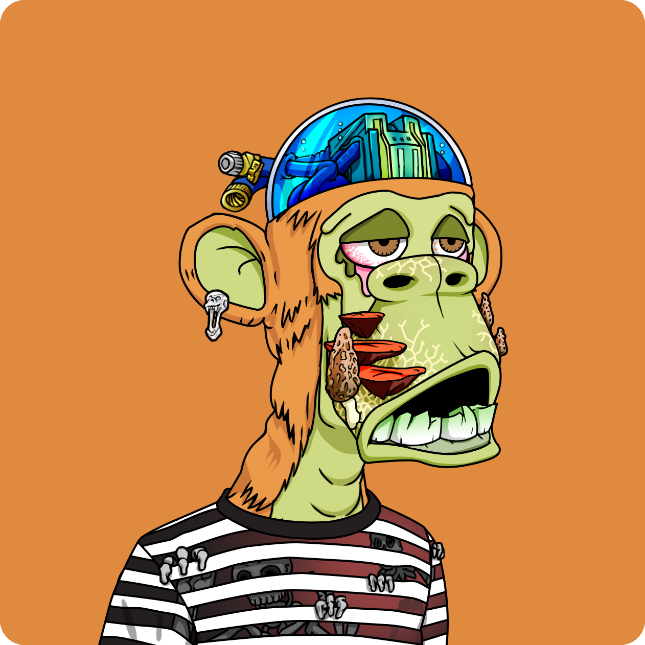 Yuga Labs - Mutant Ape Yacht Club - NFT # 6895