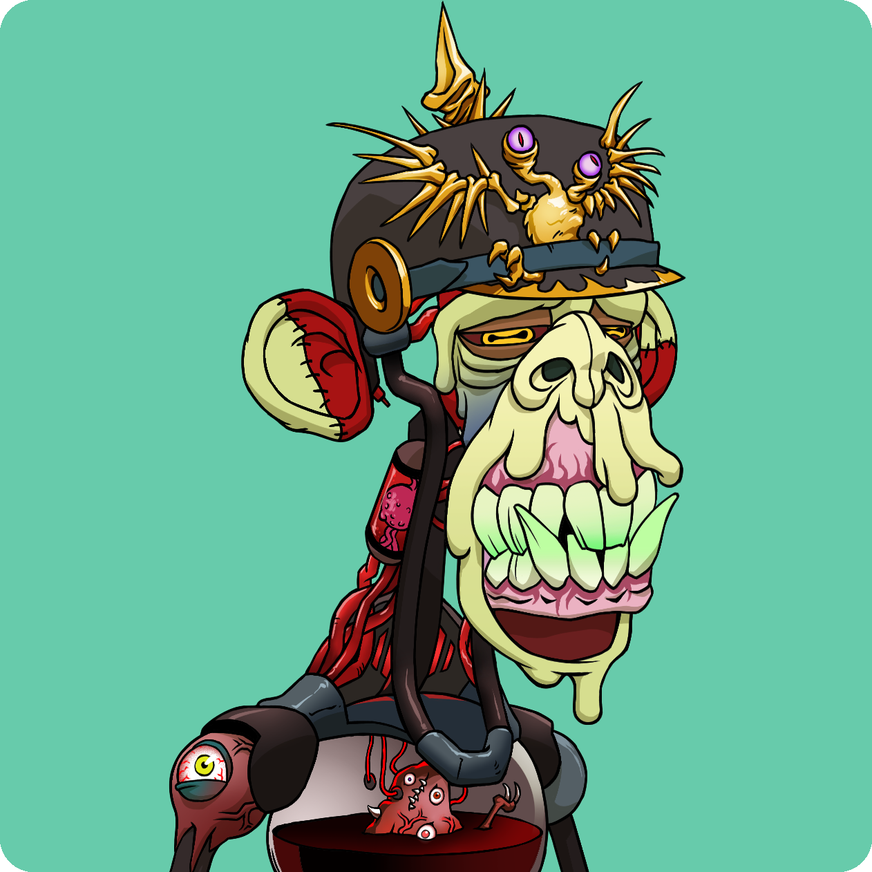 Yuga Labs - Mutant Ape Yacht Club - NFT # 15055