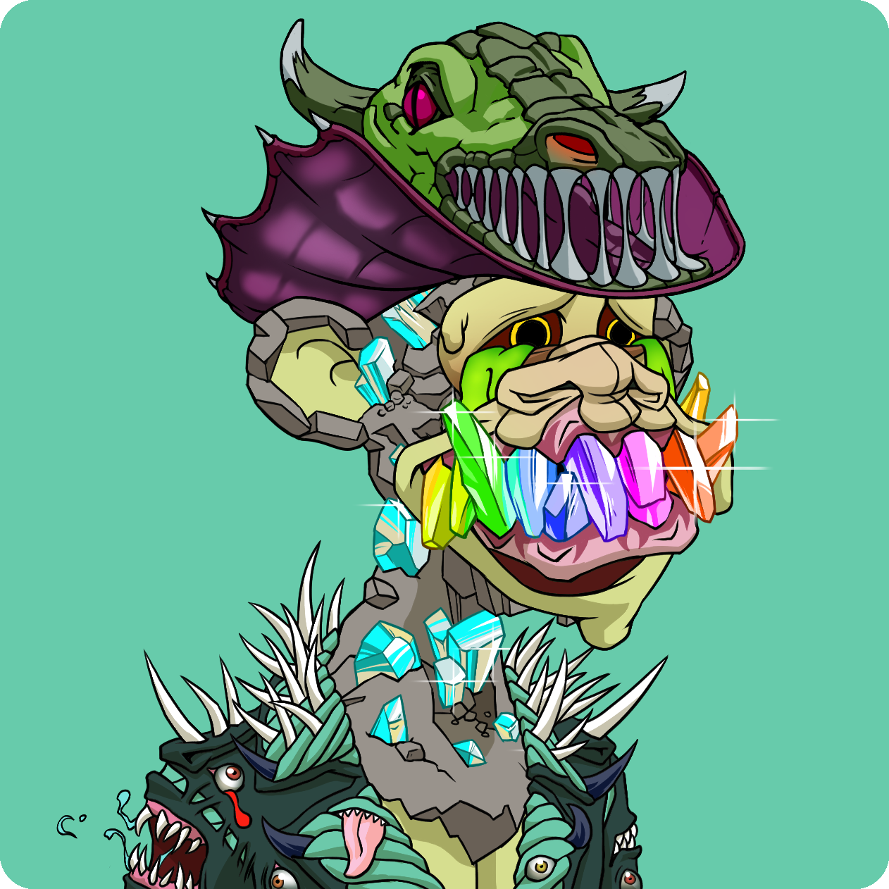 Yuga Labs - Mutant Ape Yacht Club - NFT # 7824