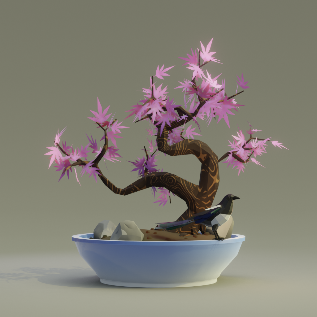 ZENFT Garden Society - Bonsai - Bonsai #8391 - NFT # 8391