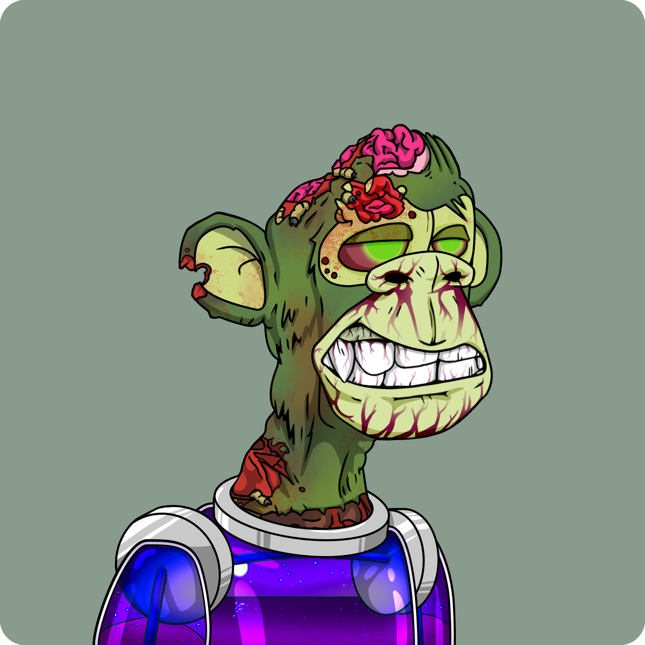 Yuga Labs - Mutant Ape Yacht Club - NFT # 8910