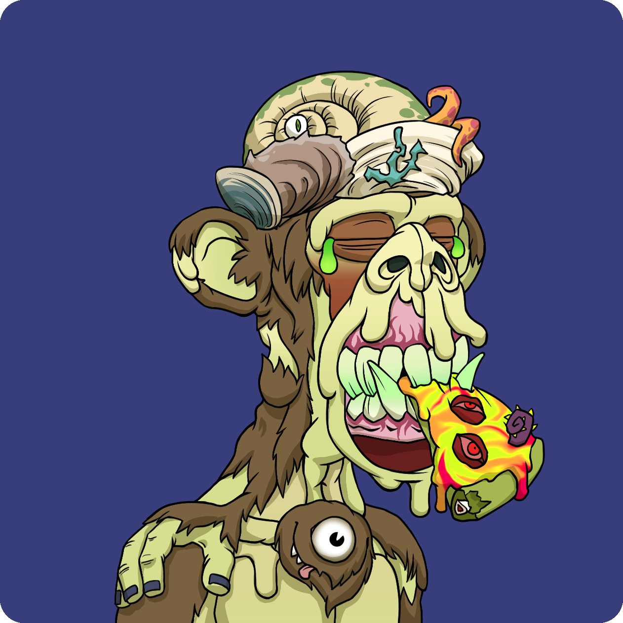 Yuga Labs - Mutant Ape Yacht Club - NFT # 2689