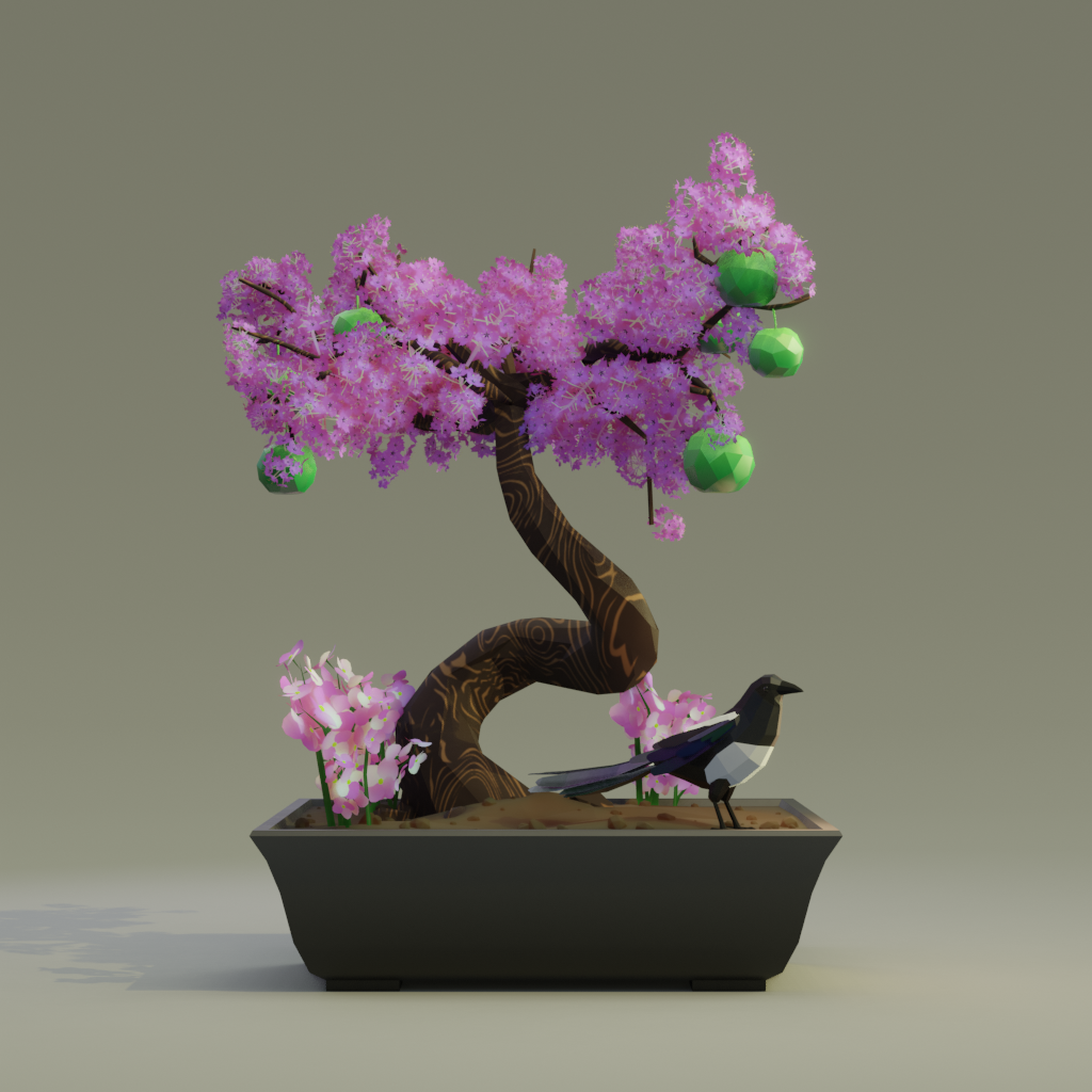 ZENFT Garden Society - Bonsai - Bonsai #8589 - NFT # 8589